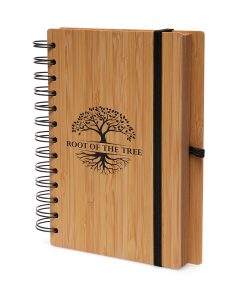 B6 Spiral Bamboo Notebook