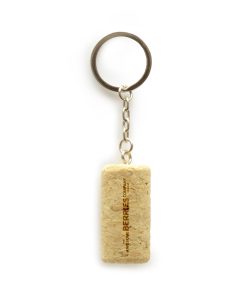 Cylinder Cork Keyring