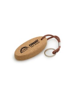 Oval Cork Keyring