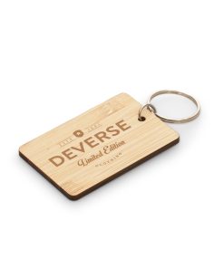 Rectangle Wood Keyring