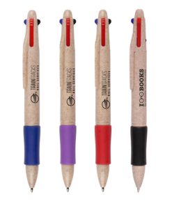 Wheat Quad 4 Colour Ball Pen