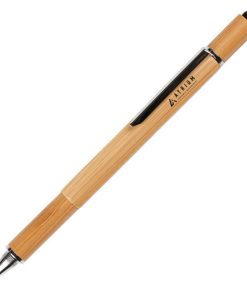 Systemo Bamboo 6 In 1 Multi Function Ball Pen