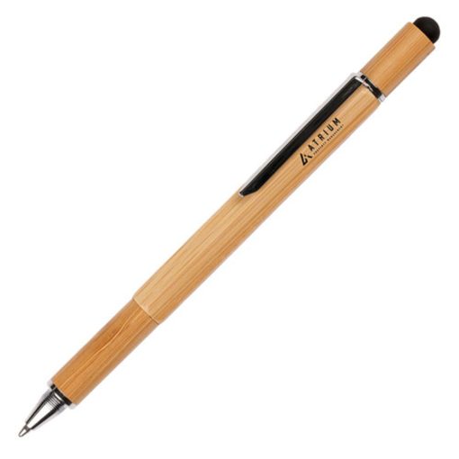 Systemo Bamboo 6 In 1 Multi Function Ball Pen