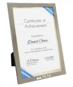 A4 Certificate Frame