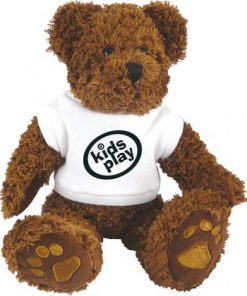 Charlie Bear With White T-Shirt 10 Inch