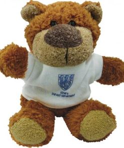 Buster Bear With White T Shirt 8 Inch