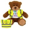 17Cm Anne Bear In Hi Vis Vest