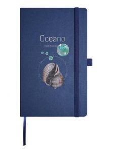 100 Recycled Bottle ‘Oceano’ Medium Notebook