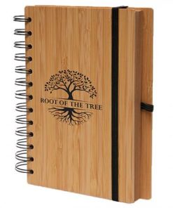 B6 Spiral Bamboo Notebook