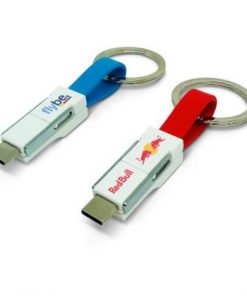 3-In-1 Key Ring Charging Cable