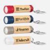 Bamboo Led Torch With Key Ring