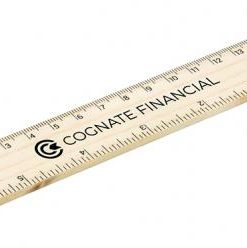 Fsc Wooden Ruler - 15Cm/6" (Spot Colour Print)