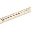 Fsc Wooden Ruler - 30Cm/12" (Spot Colour Print)