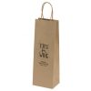 Ashdown Bottle Paper Gift Bag - Kraft - 150Gsm