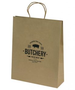 Ashdown Large Paper Gift Bag - Kraft - 150Gsm