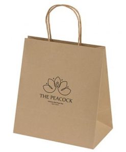 Ashdown Mini Paper Gift Bag - Kraft - 150Gsm