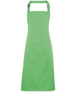 Branded Logo Bib Apron With Pocket