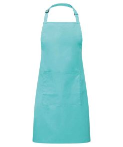 Branded Logo Bib Apron With Pocket