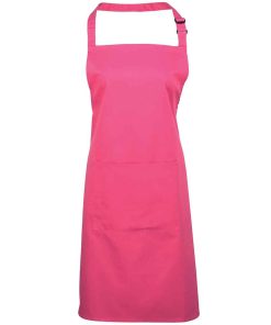 Branded Logo Bib Apron With Pocket