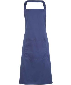 Branded Logo Bib Apron With Pocket