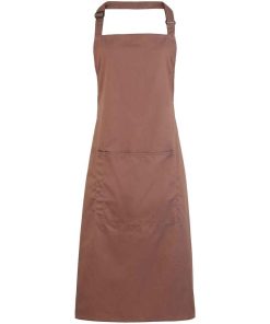 Branded Logo Bib Apron With Pocket