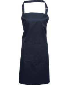 Branded Logo Bib Apron With Pocket