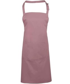 Branded Logo Bib Apron With Pocket