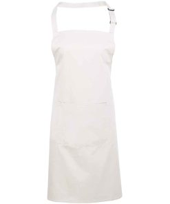 Branded Logo Bib Apron With Pocket