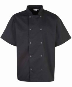 Branded Logo Unisex Short Sleeve Chefs' Jacket