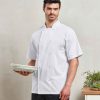 Branded Logo Unisex Short Sleeve Chefs' Jacket