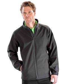 Branded Logo Soft Shell Jacket