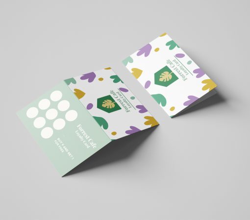 Recycled Folded Loyalty Cards